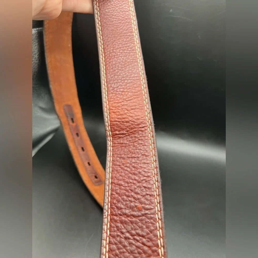 Georgia Boot Co Belt Mens Sz 50 Brown Genuine Leather